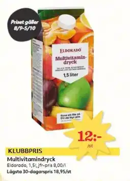 Hemköp ELDORADO Multivitamindryck erbjuda