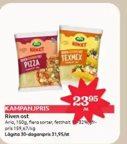 Hemköp ARLA Riven ost erbjuda