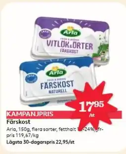 Hemköp ARLA Färskost erbjuda