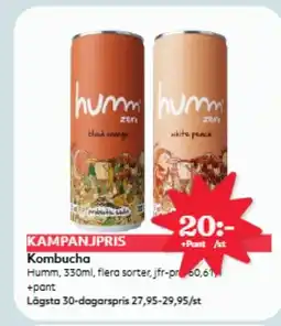 Hemköp HUMM Kombucha erbjuda