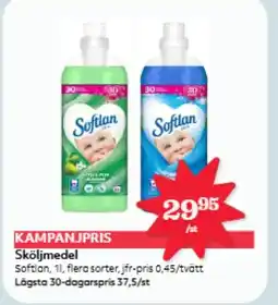 Hemköp SOFTLAN Sköljmedel erbjuda