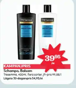 Hemköp TRESEMMÉ Schampo, balsam erbjuda