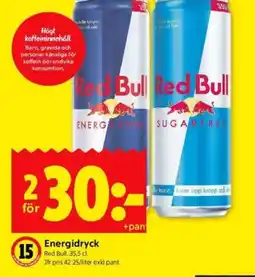 ICA Kvantum RED BULL Energidryck erbjuda