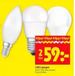 ICA Kvantum Led lampor erbjuda