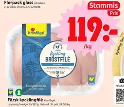 ICA Supermarket Färsk Kycklingfilé erbjuda