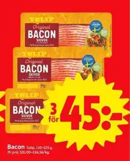ICA Supermarket BACON erbjuda