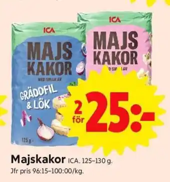 ICA Supermarket MAJSKAKOR erbjuda