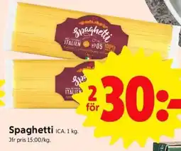 ICA Supermarket Spaghetti ICA erbjuda
