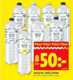 ICA Supermarket ICA GUTTSTA KÄLLA Vatten erbjuda