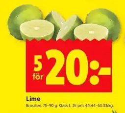 ICA Supermarket Lime erbjuda
