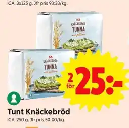 ICA Supermarket Tunt Knäckebröd erbjuda