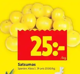 ICA Supermarket Satsumas erbjuda
