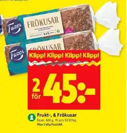 ICA Supermarket Frukt-, Frökusar erbjuda