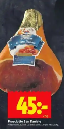 ICA Kvantum RIDDERHEIMS Prosciutto san daniele erbjuda