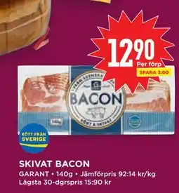 Willys Hemma SKIVAT BACON, SEK 12.9 erbjuda