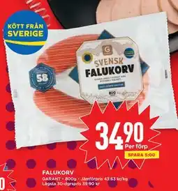 Willys Hemma FALUKORV, SEK 34.9 erbjuda