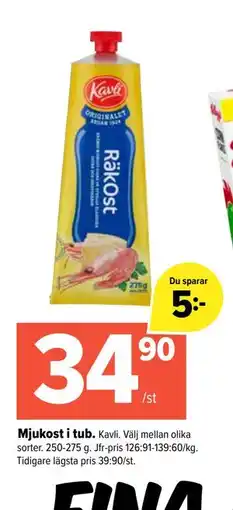 Coop Extra Mjukost i tub., SEK 34.9 erbjuda