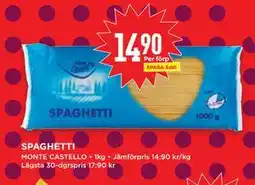 Willys Hemma SPAGHETTI, SEK 14.9 erbjuda