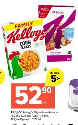 Coop Extra Flingor., SEK 52.9 erbjuda