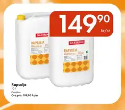 Snabbgross GASTRINO Rapsolja erbjuda