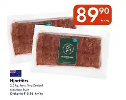 Snabbgross MOUNTAIN RIVER Hjortfärs erbjuda