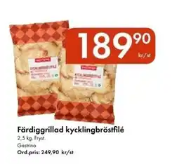 Snabbgross GASTRINO Färdiggrillad kycklingbröstfilé erbjuda