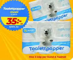 Matrix Butikerna ALWAID Toalettpapper erbjuda
