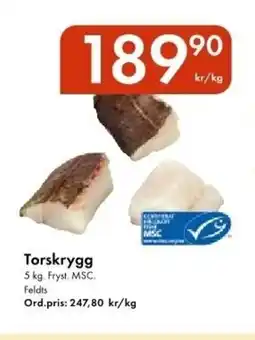 Snabbgross Torskrygg erbjuda