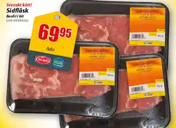 Extra Mjällby Stormarknad Sidfläsk erbjuda
