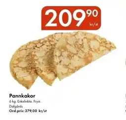 Snabbgross Pannkakor erbjuda