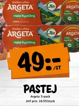 Bazaar Food market ARGETA Pastej erbjuda