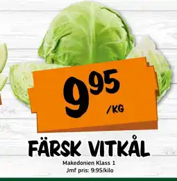 Bazaar Food market Färsk vitkål erbjuda