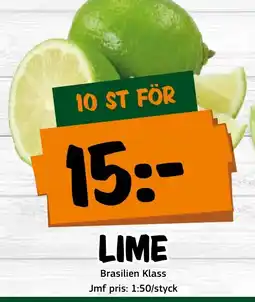 Bazaar Food market Lime erbjuda