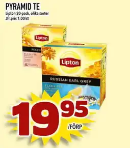 Prisma Mat LIPTON Pyramid te erbjuda