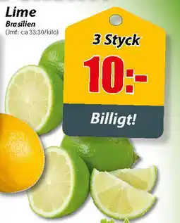 Extra Mjällby Stormarknad Lime erbjuda