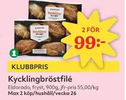 Hemköp ELDORADO Kycklingbröstfilé erbjuda