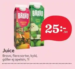 Hemköp BRAVO Juice erbjuda