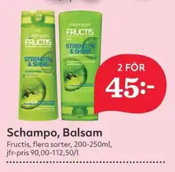 Hemköp FRUCTIS Schampo, balsam erbjuda