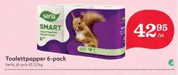 Hemköp SERLA Toalettpapper 6-pack erbjuda