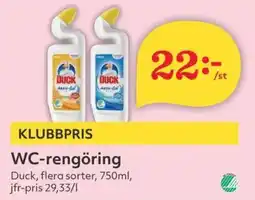 Hemköp DUCK Wc-rengöring erbjuda