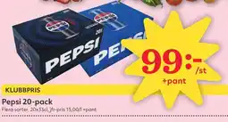 Hemköp Pepsi 20-pack erbjuda