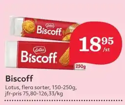 Hemköp LOTUS Biscoff erbjuda