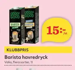 Hemköp VALIO Barista havredryck erbjuda