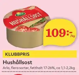 Hemköp ARLA Hushållsost erbjuda