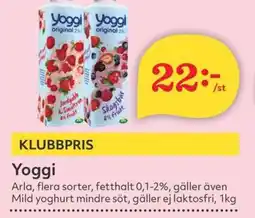 Hemköp ARLA Yoggi erbjuda