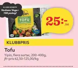 Hemköp YIPIN Tofu erbjuda