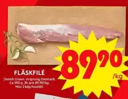 ICA Supermarket Fläskfilé erbjuda
