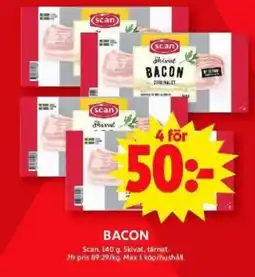 ICA Supermarket SCAN Bacon erbjuda