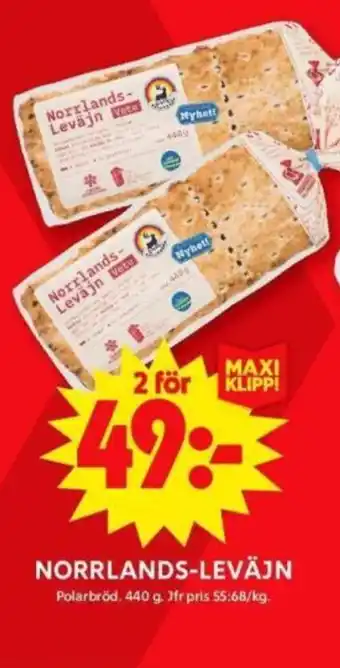 ICA Supermarket Norrlands-leväjn erbjuda