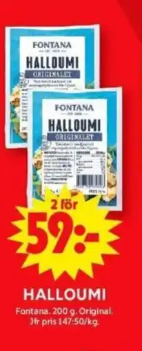 ICA Supermarket FONTANA Halloumi erbjuda